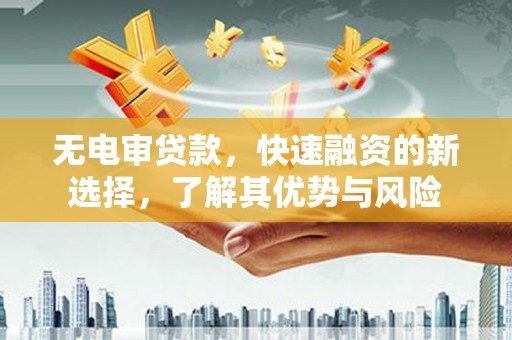绥中无电审贷款，快速融资的新选择，了解其优势与风险