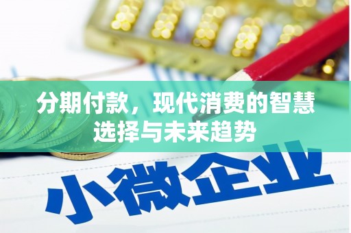 绥中分期付款，现代消费的智慧选择与未来趋势