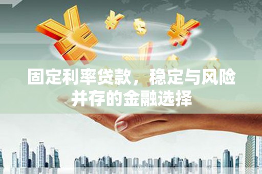 绥中固定利率贷款，稳定与风险并存的金融选择