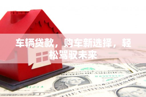 绥中车辆贷款，购车新选择，轻松驾驭未来