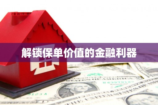 绥中解锁保单价值的金融利器