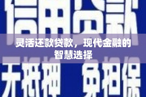 绥中灵活还款贷款，现代金融的智慧选择