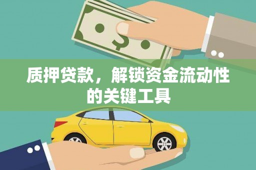 绥中质押贷款，解锁资金流动性的关键工具