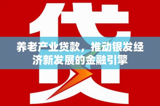绥中养老产业贷款，推动银发经济新发展的金融引擎