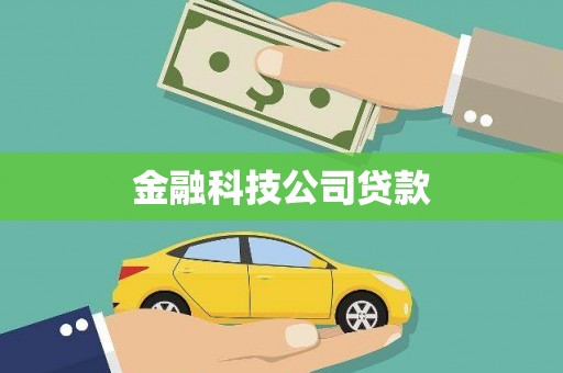 绥中金融科技公司贷款