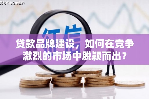 绥中贷款品牌建设，如何在竞争激烈的市场中脱颖而出？