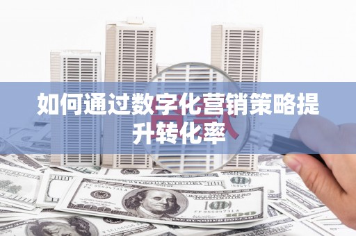 绥中如何通过数字化营销策略提升转化率