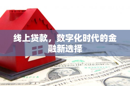 绥中线上贷款，数字化时代的金融新选择
