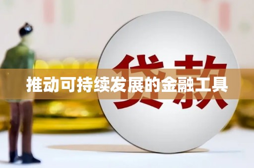 绥中推动可持续发展的金融工具